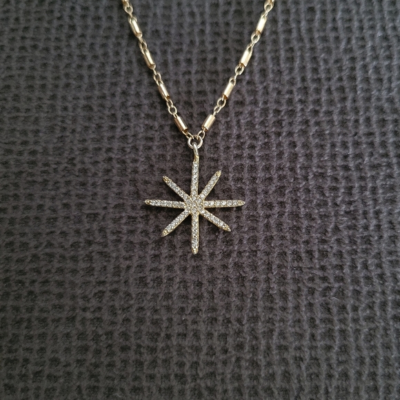 Gold💛 Filled Link Bar Chain⛓️ with Star⭐ Pendant - Picture 11 of 15